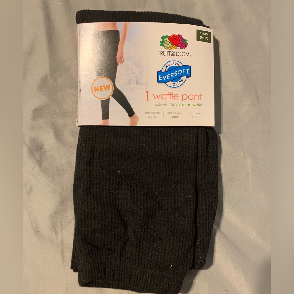 Fruit of the loom waffle pants